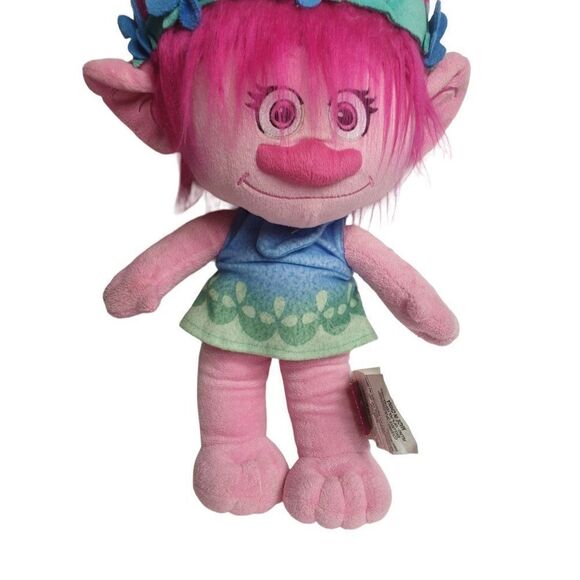 Trolls Poppy Hug 'N Plush 24" Large Pink Poppy Stuffed Toy Doll Dreamworks 2016 - Picture 3 of 9